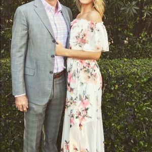 Off the shoulder floral dress